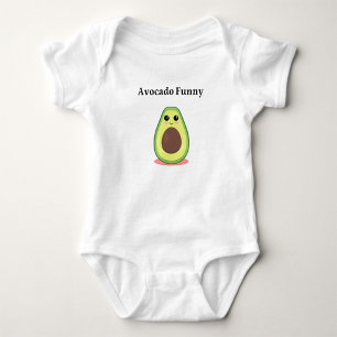 Avocado Funny Baby Strampler