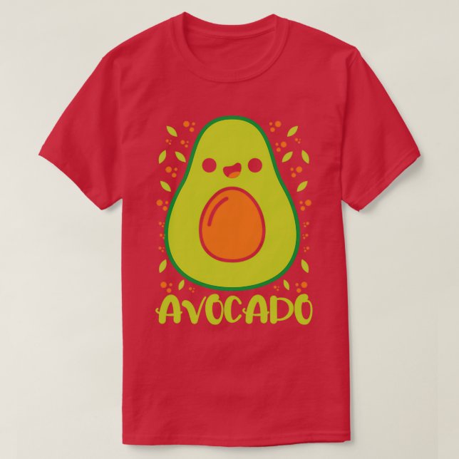 Avocado Funny Fruits Kinder 2 T-Shirt (Design vorne)