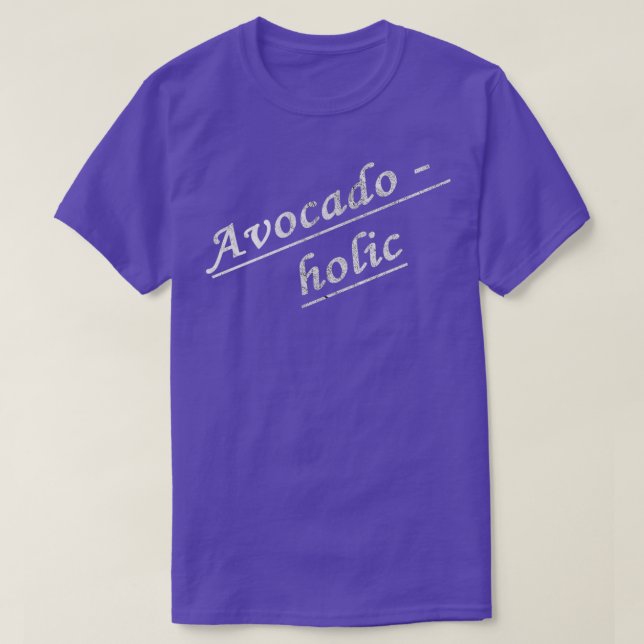 Avocado Funny Fun Shirt Alkoholisches (Design vorne)