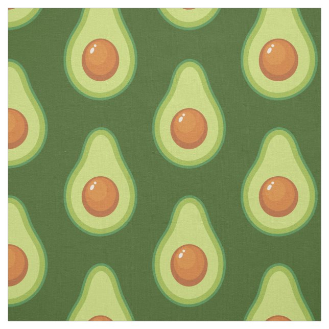 Avocado für Niedliches Gemüse Stoff (Muster)