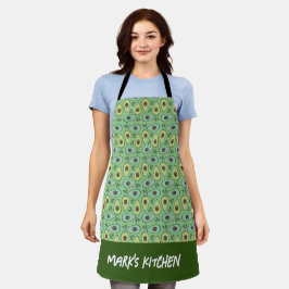 Avocado Gemüse Frucht Chef Küche Schürze