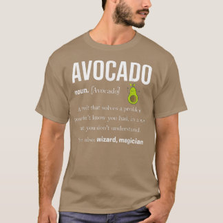 Avocado Gemütliche Pflanze Ernährung Lebensweise T-Shirt