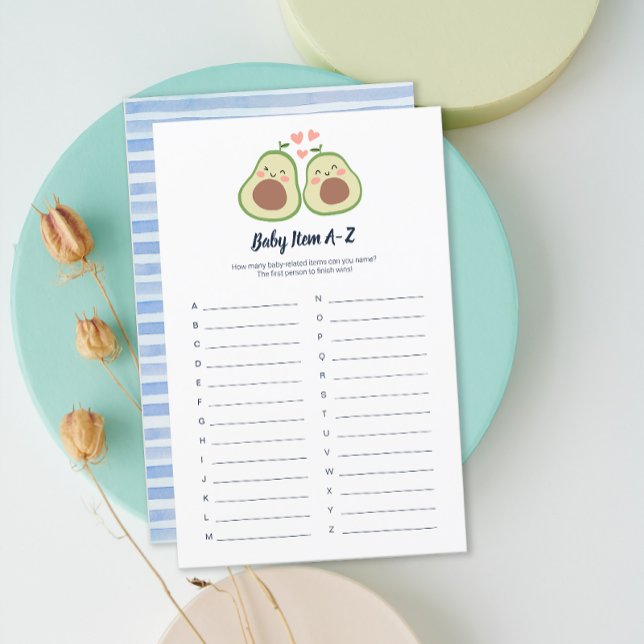 Avocado Gender Neutral Baby Shower Babyartikel (Avocado Gender Neutral Baby Shower Baby Items)