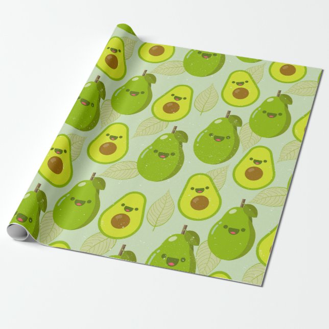 Avocado Geschenkpapier (Ungerollt)