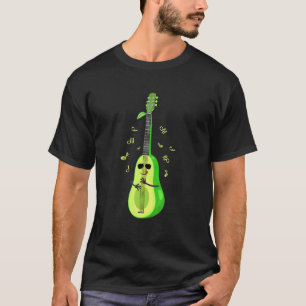 Avocado Gitarre Acoustic Electrical Musician T-Shirt