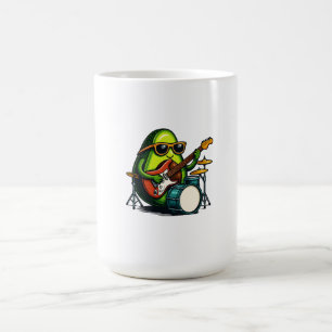 Avocado Gitarrist Art Cool Fruit Band Verwandlungstasse