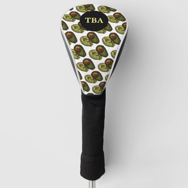Avocado Golf Head Cover Headcover (Vorderseite)