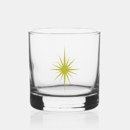 Avocado Green 1950er Jahre Atomic Sternexplosion M Whiskyglas