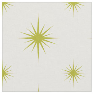 Avocado Green Atomic Sternexplosion Mid Century Mu Stoff