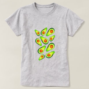 Avocado Green Health Frucht Feinschmecker T-Shirt
