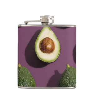Avocado Green Lila Flachmann
