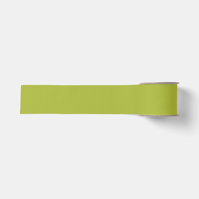 Avocado Green Ribbon Ripsband (Vorderseite)