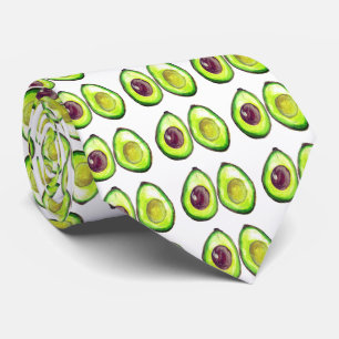 Avocado Green Veganer Feinschmecker Vegeterian Fei Krawatte