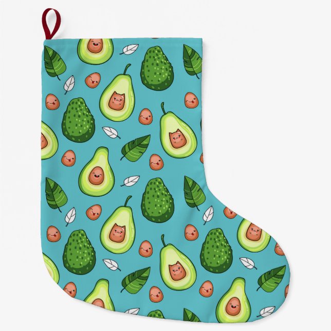 Avocado Grosser Weihnachtsmarkt Strumpf Großer Weihnachtsstrumpf (Vorderseite)