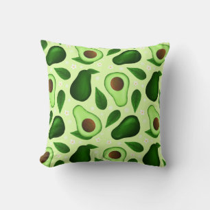 Avocado Grün frisches Design Kissen
