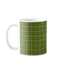 Avocado-Grün kariert Windowpane Retro