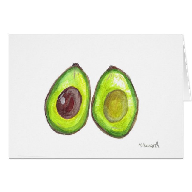Avocado grüne Früchte (Vorderseite (Horizontal))