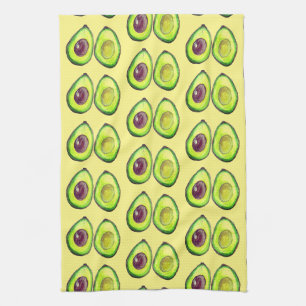 Avocado Grüner Veganer Foodie Vegetarischer Foodie Geschirrtuch