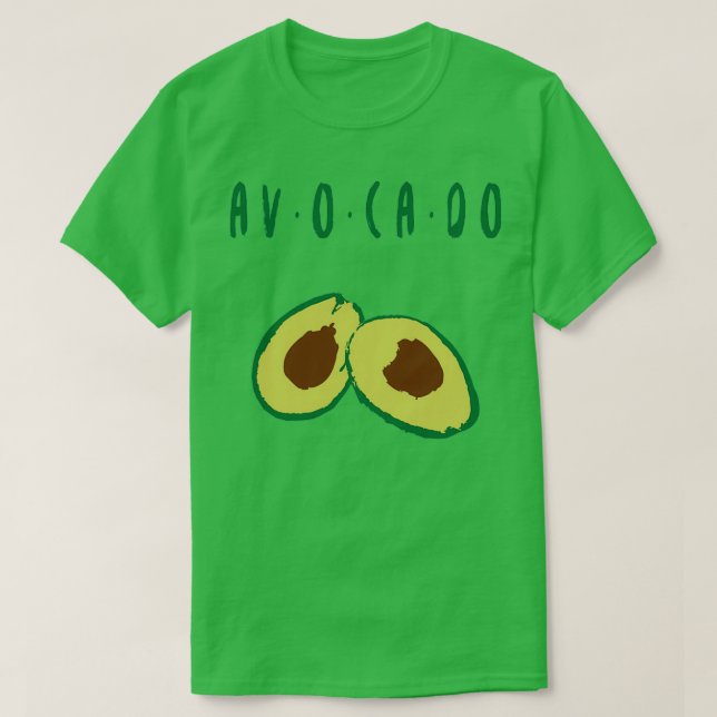 Avocado Guacamole 2 T-Shirt (Design vorne)