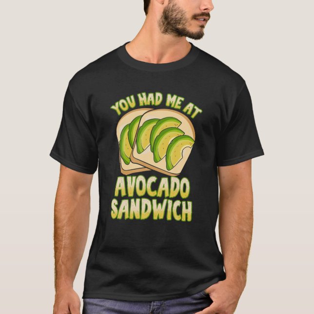 Avocado Guacamole Lover Funny Healthalthy Vegan Av T-Shirt (Vorderseite)