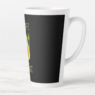 Avocado hat sich mit Ihrem Guak ausgezogen Milchtasse