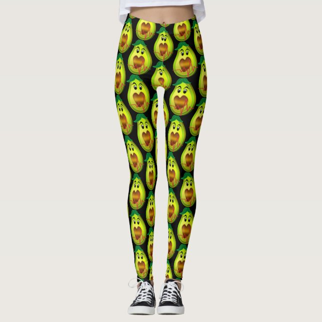 Avocado Herzenslust Leggings (Vorderseite)