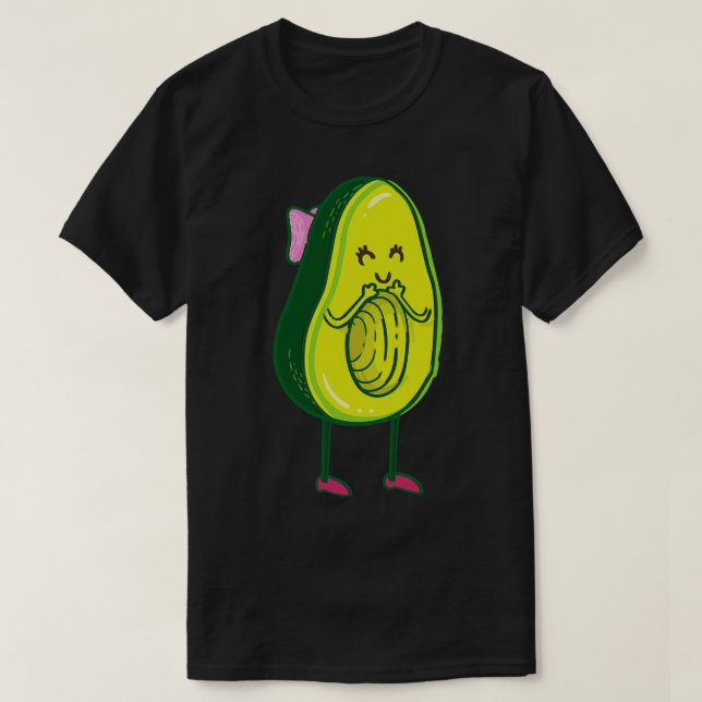 Avocado Hochzeitvorschlag Eheschließung Teil 1 T-Shirt (Design vorne)