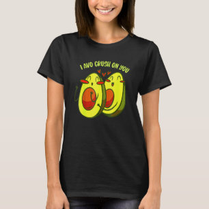 Avocado I Avo Crush On You Vegan Lustiger Paar Val T-Shirt