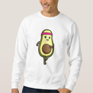 Avocado im Joggen mit Headband Sweatshirt