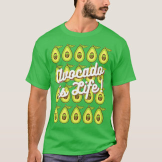 Avocado ist die Printwerbung T-Shirt