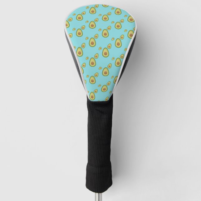 Avocado ist mein Geist Frucht Golf Headcover (Vorderseite)