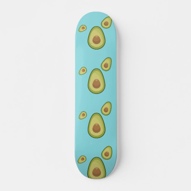 Avocado ist mein Geist Frucht Skateboard (Vorne)