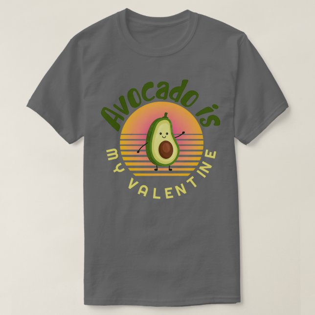 Avocado ist mein Liebling Avocado Geschenk Veganes T-Shirt (Design vorne)