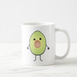 Avocado Kaffeetasse<br><div class="desc">Got etwas zu sagen? Lass niedlich,  glücklich,  Cartoon-Charakter Avocado sagen es für dich!</div>