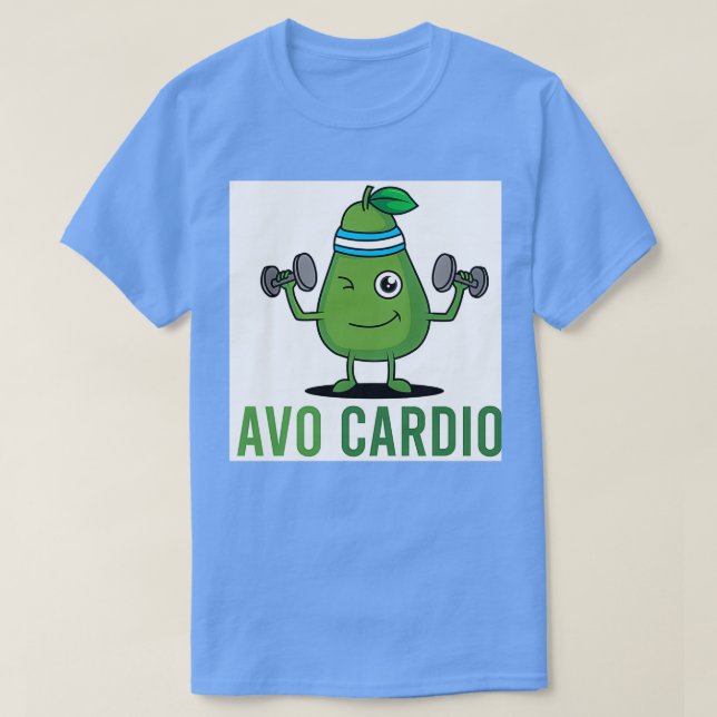 Avocado-Kardiobeutel T-Shirt (Design vorne)