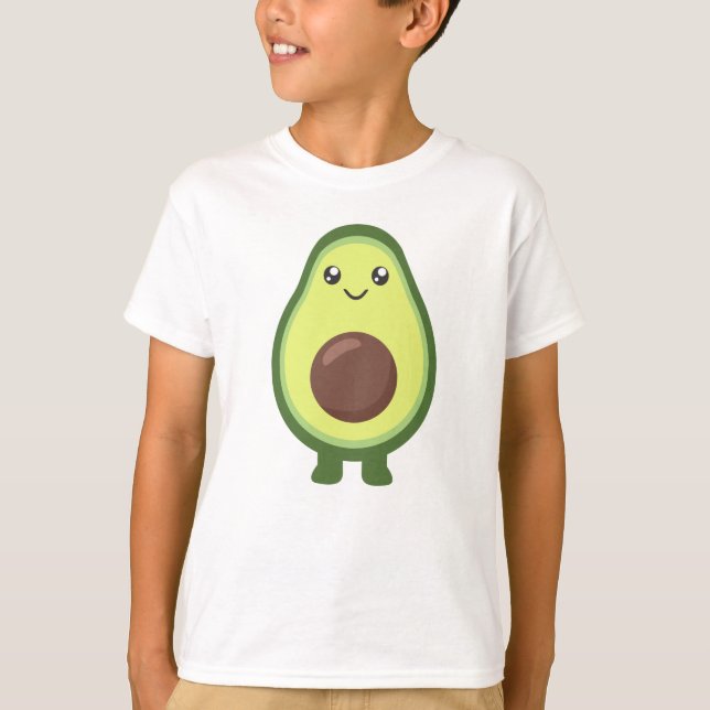 Avocado Kawaii Eat Sweet Avocados T-Shirt (Vorderseite)