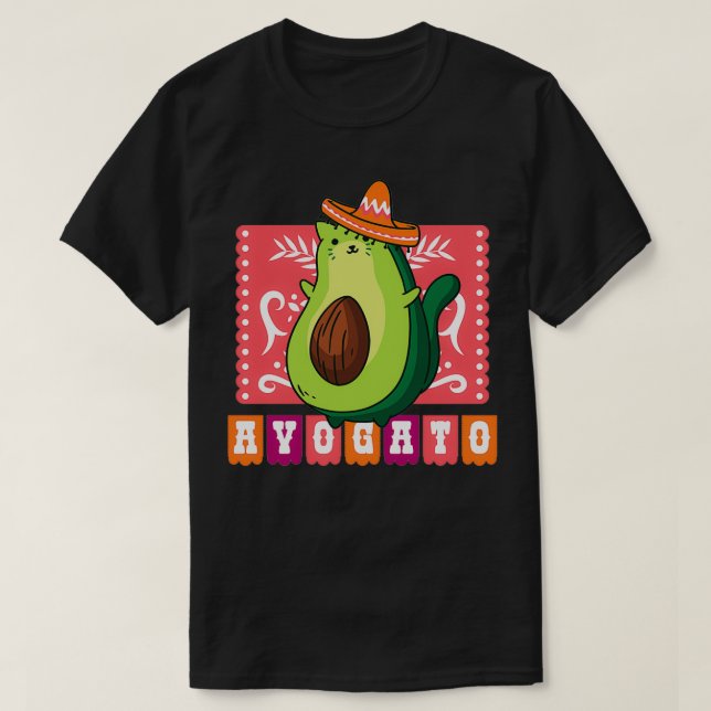 Avocado kitten 1 T-Shirt (Design vorne)