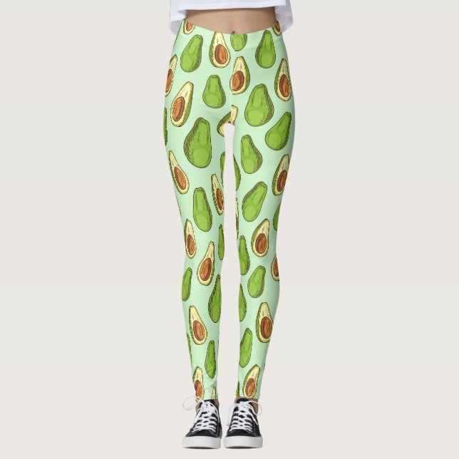 Avocado Leggings (Vorderseite)