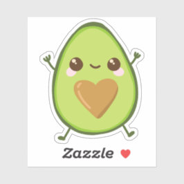Avocado-Liebe Aufkleber