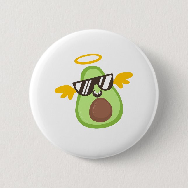 Avocado-Liebe Button (Vorderseite)