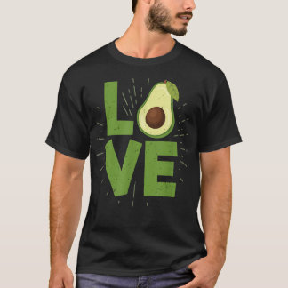 Avocado Liebe Funny Food Avocados Lover Vegan T-Shirt