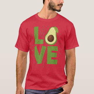 Avocado Liebe Funny Food Avocados Lover Vegan T-Shirt
