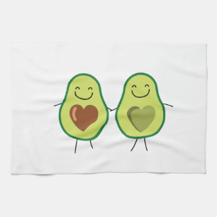 Avocado-Liebe Geschirrtuch