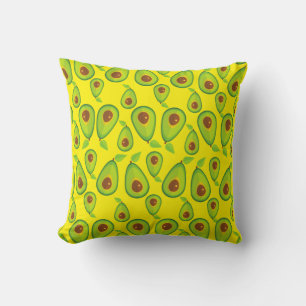 Avocado Liebe Pattern - Leckeres Avocado Lover Kissen