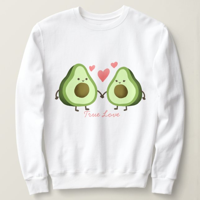 Avocado-Liebe Sweatshirt (Design vorne)