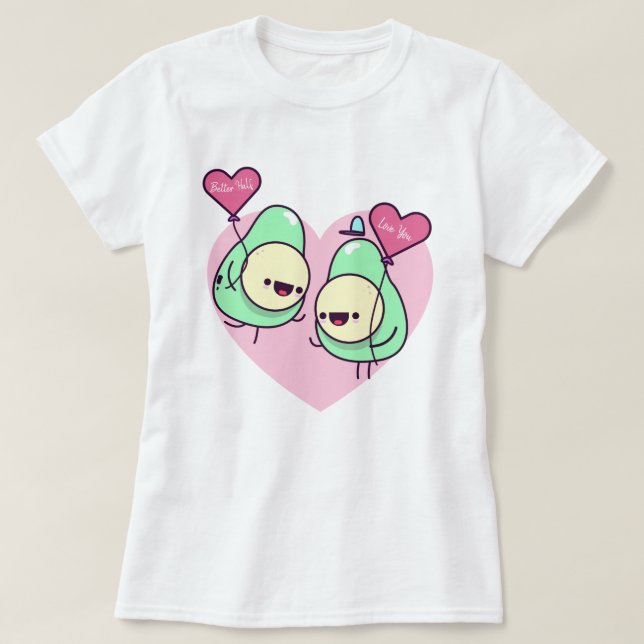 Avocado Liebe T - Shirt (Design vorne)