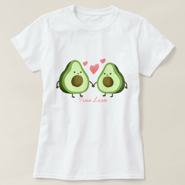Avocado-Liebe T-Shirt (Design vorne)