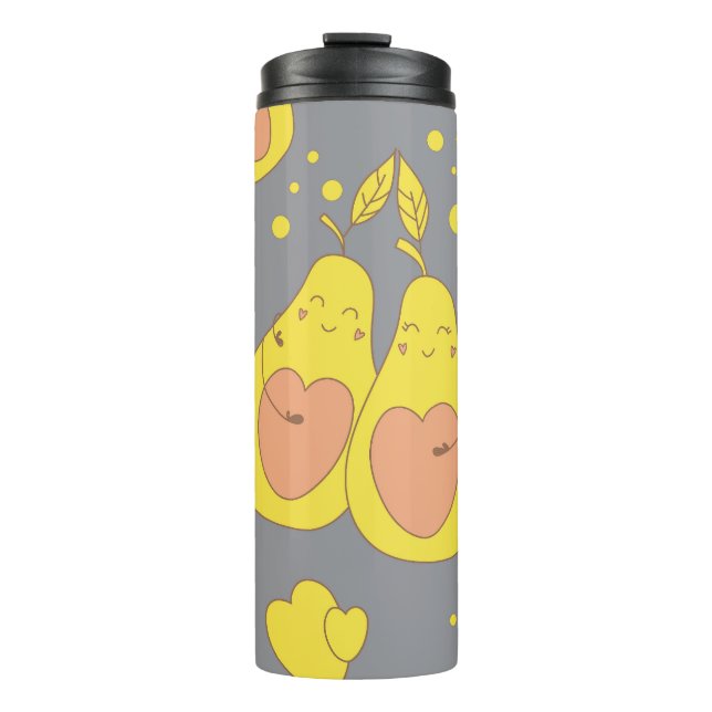 Avocado-Liebe Thermosbecher (Vorderseite)