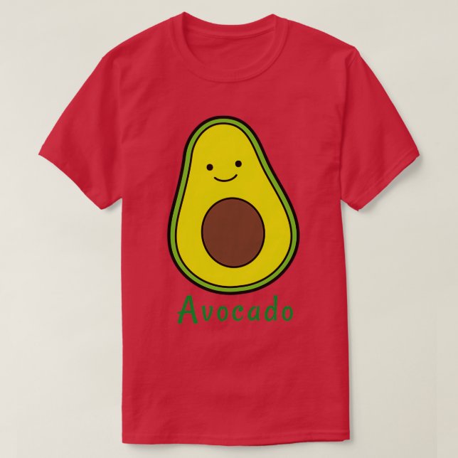 Avocado LlFunny Geschenk T-Shirt (Design vorne)
