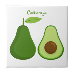 Avocado Lover Design Thunder_Cove Fliese